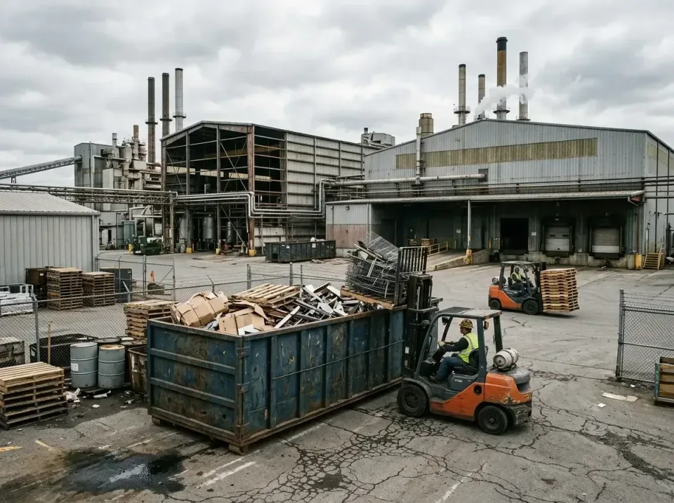 industrial-factory-scrap-conta-003 — frequently asked questions, Cheap Roll-off Dumpster Rentals in Machesney Park, IL
